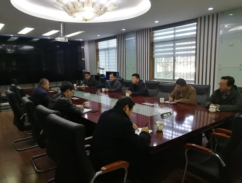 济南市长清区副区长丁勇来山东天博游戏平台集团调研