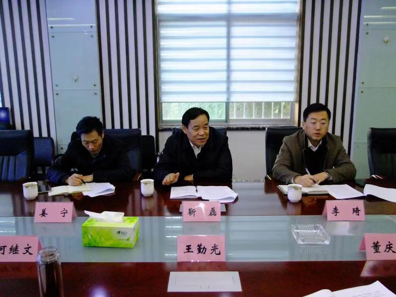 济南市民营经济发展局局长靳磊到天博游戏平台集团调研