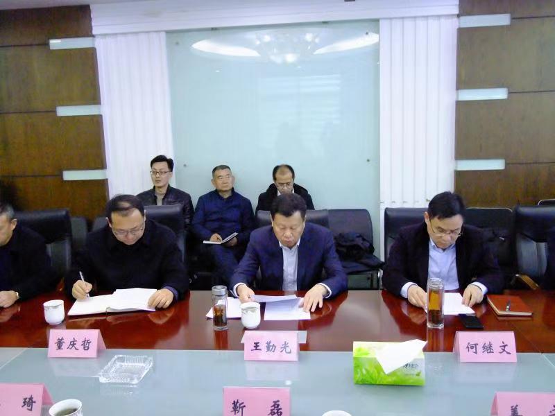 济南市民营经济发展局局长靳磊到天博游戏平台集团调研