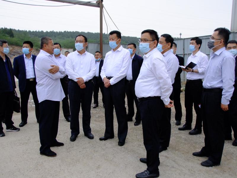 抓住项目不放松---王勤光到天博游戏平台集团调研重点项目情况