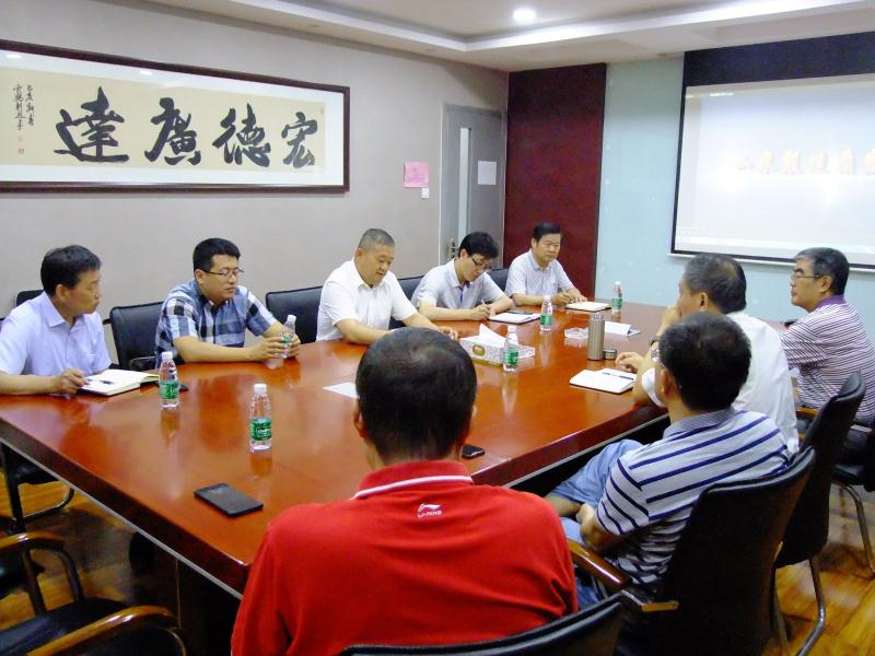 区政协主席张昭森到天博游戏平台集团调研