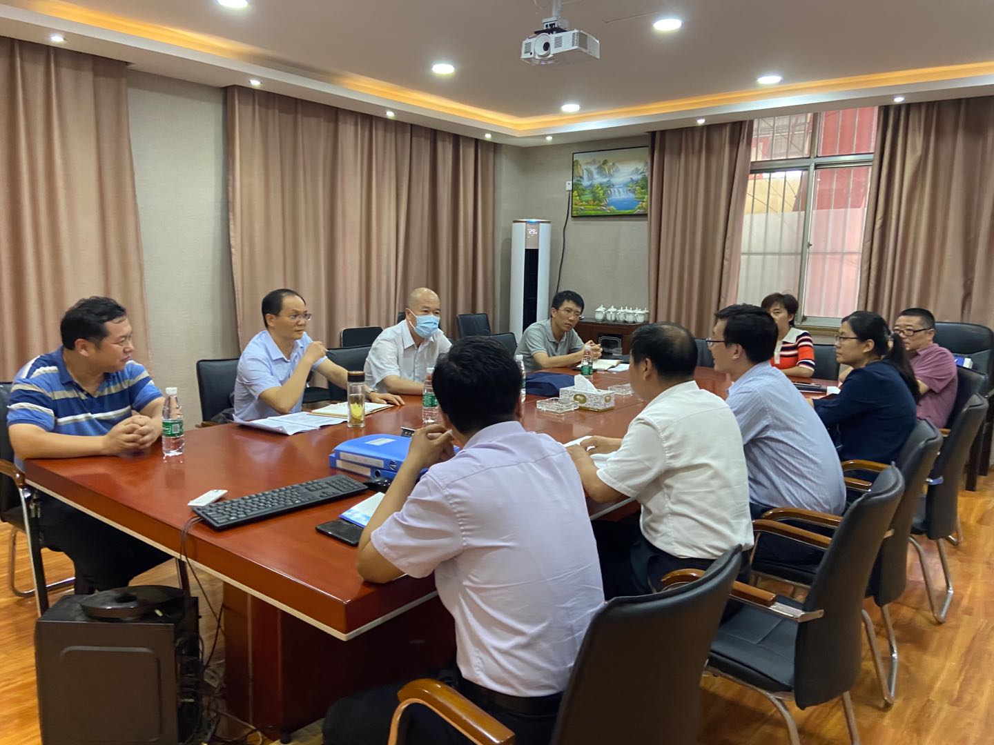 省总工会联合调研组来天博游戏平台集团调研