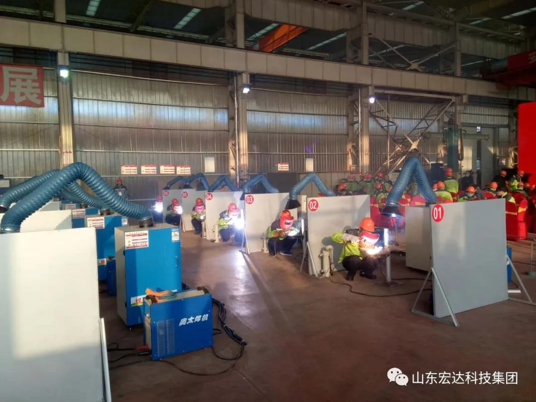 济南市长清区第五届职工焊接技能大赛在天博游戏平台集团隆重举行